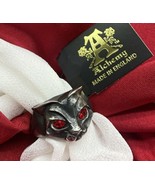 Alchemy Gothic R224 Bastet Goddess Ring Cat Goddess Red Eyes England IN ... - £23.71 GBP