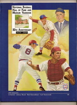 1989 Baseball Hall Of Fame Yearbook Bench Yaz Barlick Schoendienst - $33.81