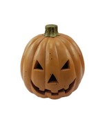 Vintage Halloween Jack O Lantern Pumpkin Large Lantern Candle  - $55.44