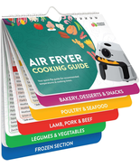 Air Fryer Cheat Sheet Magnets Cooking Guide Booklet - Air Fryer Cookbooks - $232.67 MXN
