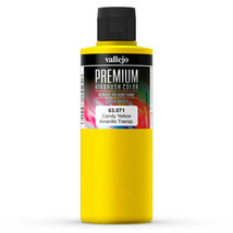 Vallejo Paints Premium Colour 200mL - Candy Yellow - £25.28 GBP