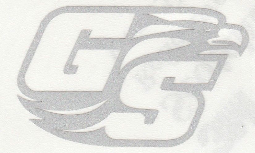 REFLECTIVE Georgia Southern 2 inch fire helmet hard hat decal sticker RTIC - $3.46