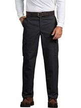 Genuine Dickies Mens and Big Mens Flex Cargo Pant Size 44X30 Black - $19.39