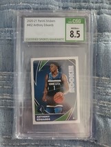 Anthony Edwards 2020-21 Panini Stickers #402 - Rookie - CSG Graded 8.5 - $49.49