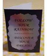 Set Of 6 Love Note Any Occasion Greeting Cards 1101C Follow Your Rainbow... - $11.50