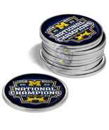 Michigan Wolverines National Champions 12 Pack Golf Ball Markers - £31.99 GBP