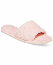 Charter Club Womens Pink Open-Toe Memory Foam Scuff Slippers XL 11-12 - $14.99