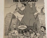 1999 Simpsons Tokyo Tv Guide Print Ad TPA21 - £4.72 GBP