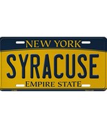 Syracuse New York Background Metal License Plate - £11.95 GBP
