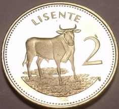 Rare Proof Lesotho 1979 2 Licente~10k Minted~Bull~Read Why Proofs Are Be... - $8.52