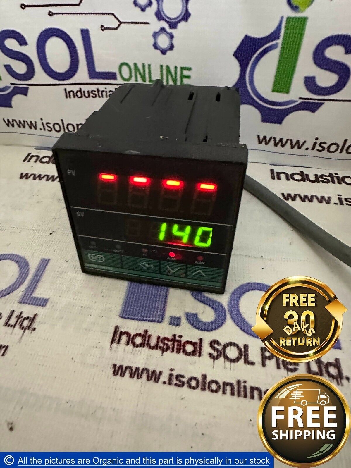 CH702 Temperature Controller 4-Digit Dual Display industrial PID FK02-MV - $199.00