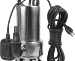 1.5HP 4250 GPH Stainless Steel Sump Submersible Clean Dirty Heavy Duty D... - $174.22