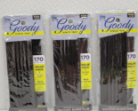 Goody Black Bobby Pins Lot of 3 Packs w/ Storage Bags 170 Count Each - 5... - $8.36