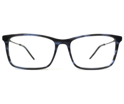 Robert Mitchel XL Eyeglasses Frames RMXL 20203 BL Blue Horn Gray Large 58-17-150 - £51.08 GBP