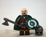 Rohan Knight with Axe soldier Castle army LOTR Hobbit Custom Minifigure - $4.30