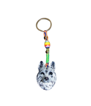 Grey Wolf KC-0195 Zipper Pull Keychain 2.75&quot; H - $23.20 CAD