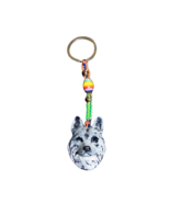Grey Wolf KC-0195 Zipper Pull Keychain 2.75&quot; H - $23.08 CAD