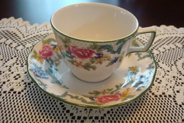 Royal Doulton England &quot;Floradora&quot; pattern cup and saucer, ORIG [83C]  - £27.25 GBP