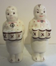 Vintage baker salt and pepper shakers - george as fred salted george - £22.25 GBP