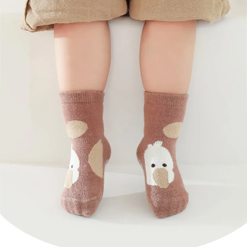 Game Fun Play Toys Autumn Winter Baby Socks Children Floor Socks Combed Cotton B - £23.15 GBP