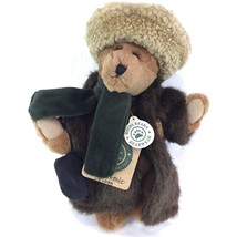 Vintage 1998 Boyds Bears 10” Plush Aunt Bessie Skidoo Faux Fur Winter Co... - £23.45 GBP