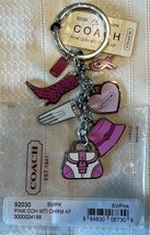 Coach 92030 BCA Breast Cancer Awareness Multi Mix Enamel Keychain Key Fo... - $59.00
