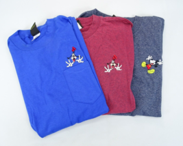 Lot 3 Vintage Mickey Mouse Goofy Unlimited T shirt Sz L Embroidered Logo... - £29.74 GBP