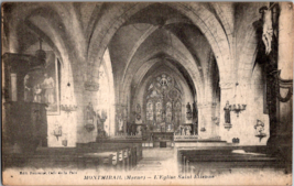 Postcard Church Saint Etienne du Mont Paris France Dated 1909 5.5 x 3.5 inches - £4.67 GBP