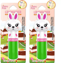 Lip Smacker Lippy Pal Lip Moisturizing Balm Bunny Hoppy Carrot Cake Lot of 2 - $9.89