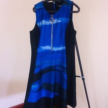Nwt Dkny Shift Dress Sz 14 (Msrp $129) - Zippers Down The Back &amp; The Front! - £62.02 GBP