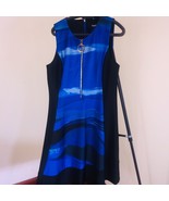 NWT DKNY SHIFT DRESS SZ 14 (MSRP $129) - Zippers down the back &amp; the front! - £62.40 GBP