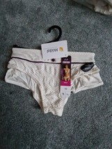 Ladies F&amp;F Charmed White Short Knickers  Size 8 - £2.35 GBP