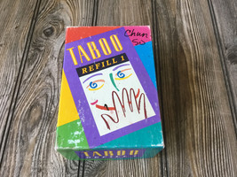 Taboo Refill 1 Card Deck Board Game Expansion 1990 Milton Bradley &amp; To Go Travel - £17.53 GBP