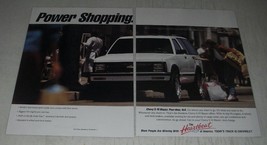 1991 Chevrolet S-10 Blazer Ad - Power shopping - $18.49