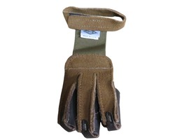 Neet Archery Shooting Glove - Tan Suede - Adult Small - EXCELLENT - £7.52 GBP