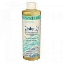NEW Home Health Castor Oil Cold and Pressed and Cold Processed 8 Fluid Ounce - £10.08 GBP
