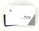 2014 Mitsubishi Mirage Owners Manual [Paperback] Mitsubishi - $121.24