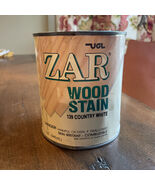 ZAR Wood Stain 139 COUNTRY WHITE Quart Dented Can - $59.39