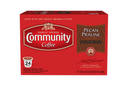 Community Coffee Pecan Praline Coffee 24 to 144 Keurig K cups Pick Any Size  - £23.97 GBP+