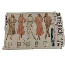 Butterick 4311 Sewing Pattern Pants Jacket Skirt Uncut Misses Size XS S ... - £4.97 GBP