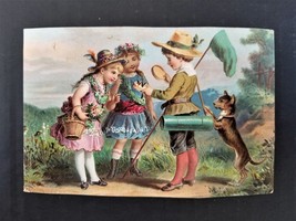 1880 antique FAIRBANK COTTOLENE victorian ad trade card DOUGHNUT RECIPE ... - £19.42 GBP