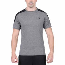Spyder Active Short Sleeve Tee GRAYBLACK Men&#39;s Sz M NWT - $338.24 MXN