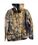 Realtree Mens Large Coat Camouflage Long Sleeve Full Zip Hunting Outdoor... - $101.76 CAD