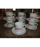Porcelain Cups &amp; Saucers Arcopal France - $749.16 MXN