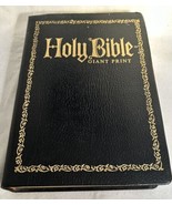 1973 Holy Bible Giant Print King James Version Red Letter Edition Regenc... - £9.73 GBP