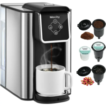 Coffee Maker 3-in-1 Single Serve Machine K-Cup Capsule Pod Ground Tea Brewer   - £55.86 GBP