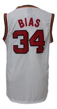 Len Bias #34 College Basketball Jersey Sewn White Any Size image 2
