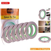 6 Pack Double-Sided Copper Foil Tape for EMI Shielding &amp; Crafts (1/4" x ... - $37.57