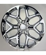 Chrome 22" Snowflake Wheels Rims For Chevy Silverado Suburban Tahoe Z71 ... - $1,385.01