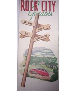 Vintage Rock City Gardens Tennessee Brochure Map 1950s - $8.21 CAD